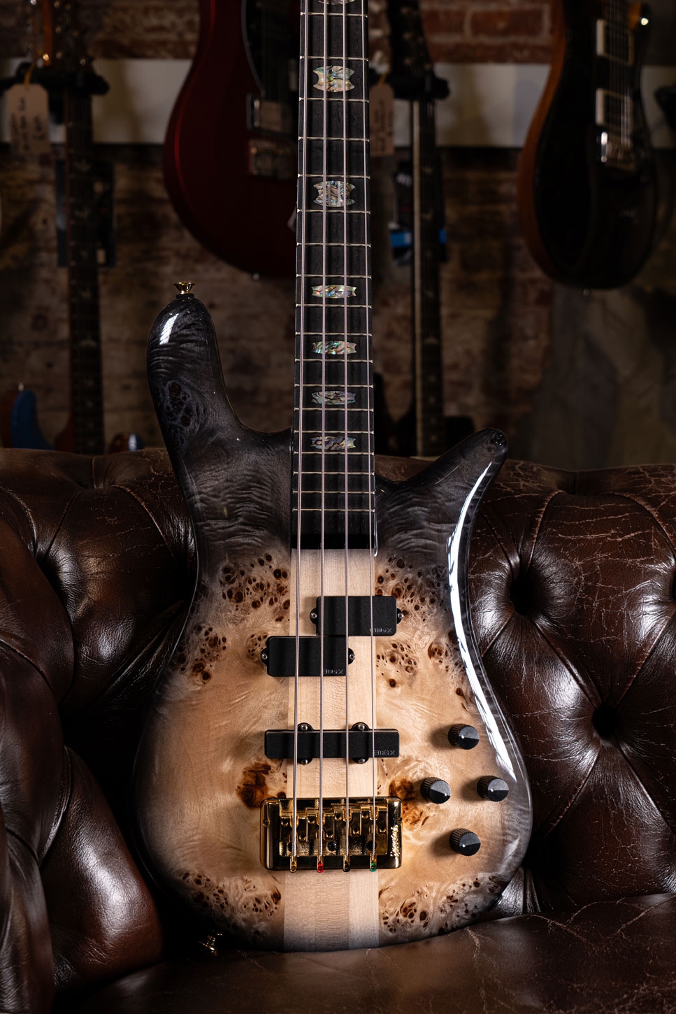 Spector Euro 4 CST Natural Black Burst Gloss