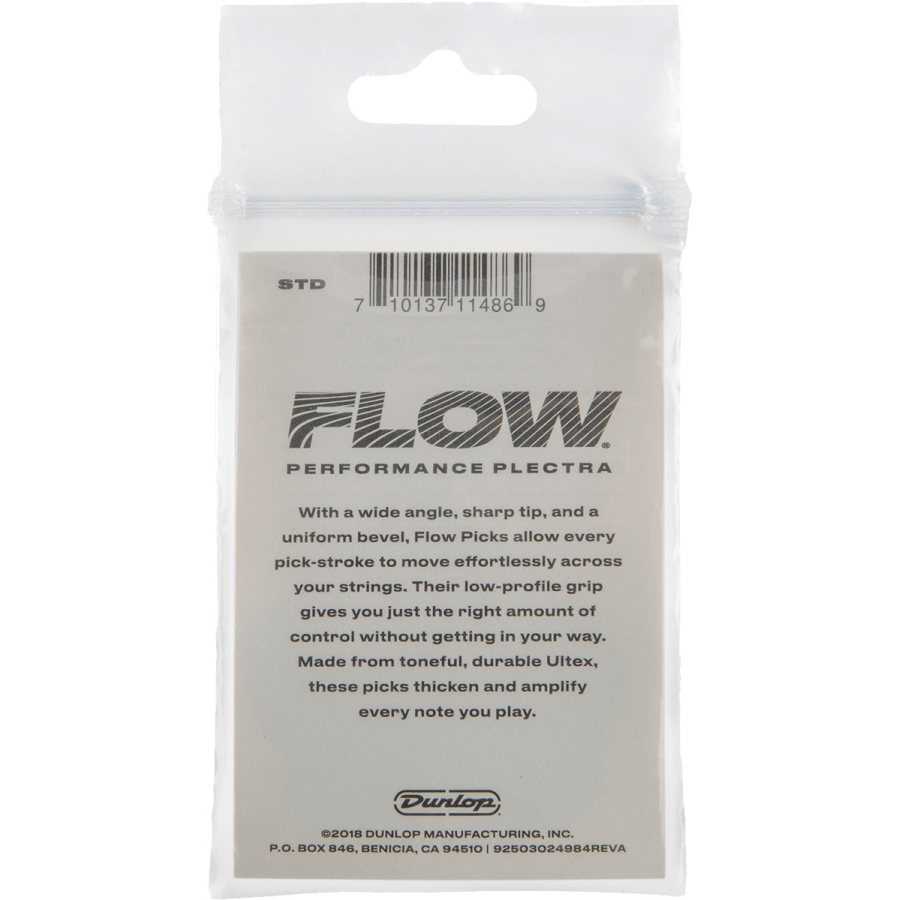 Dunlop Flow standard pick 1.14mm 6 stuks