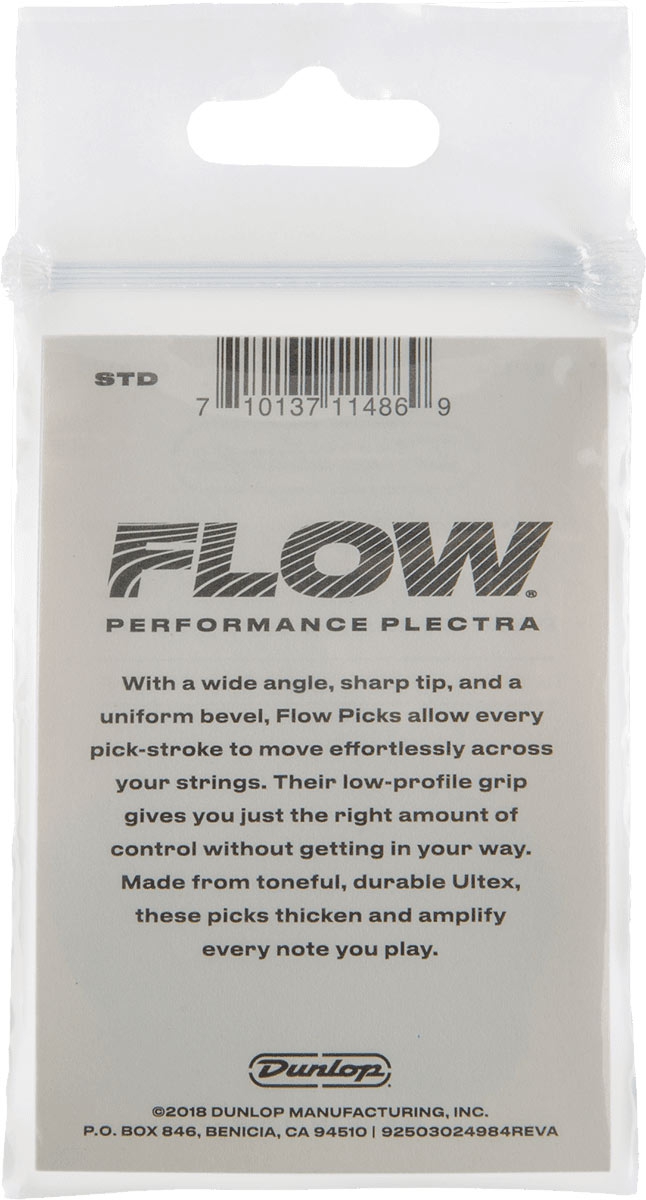Dunlop Flow standard pick 1.14mm 6 stuks