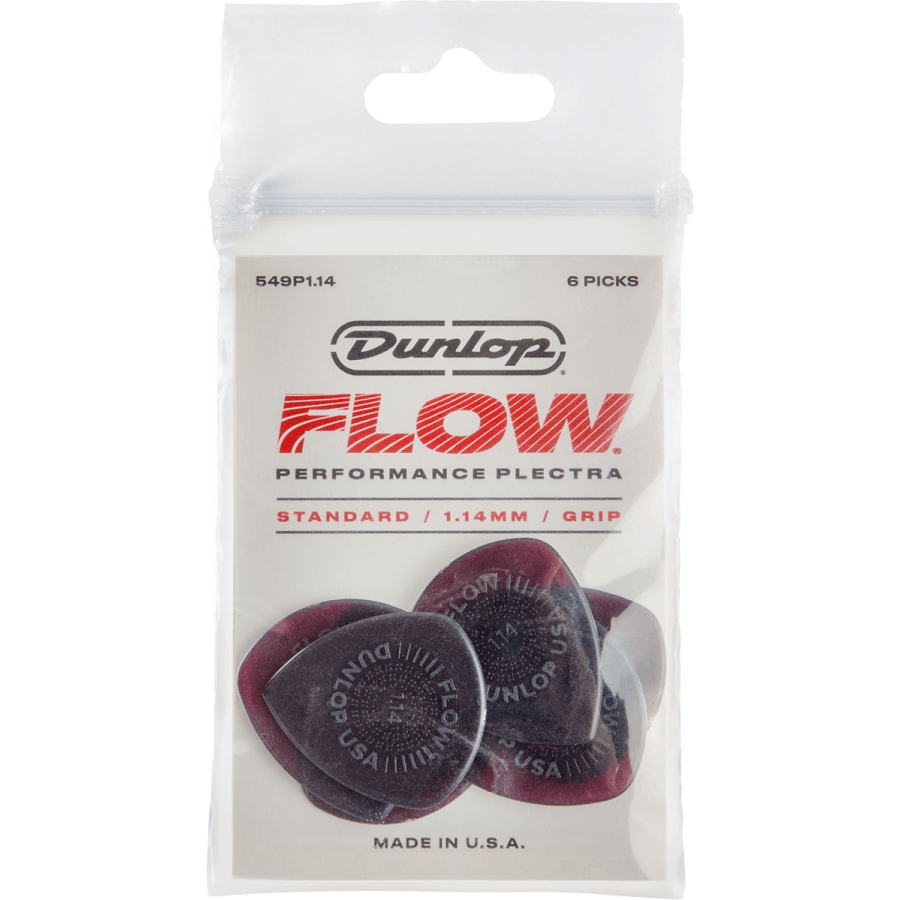 Dunlop Flow standard pick 1.14mm 6 stuks