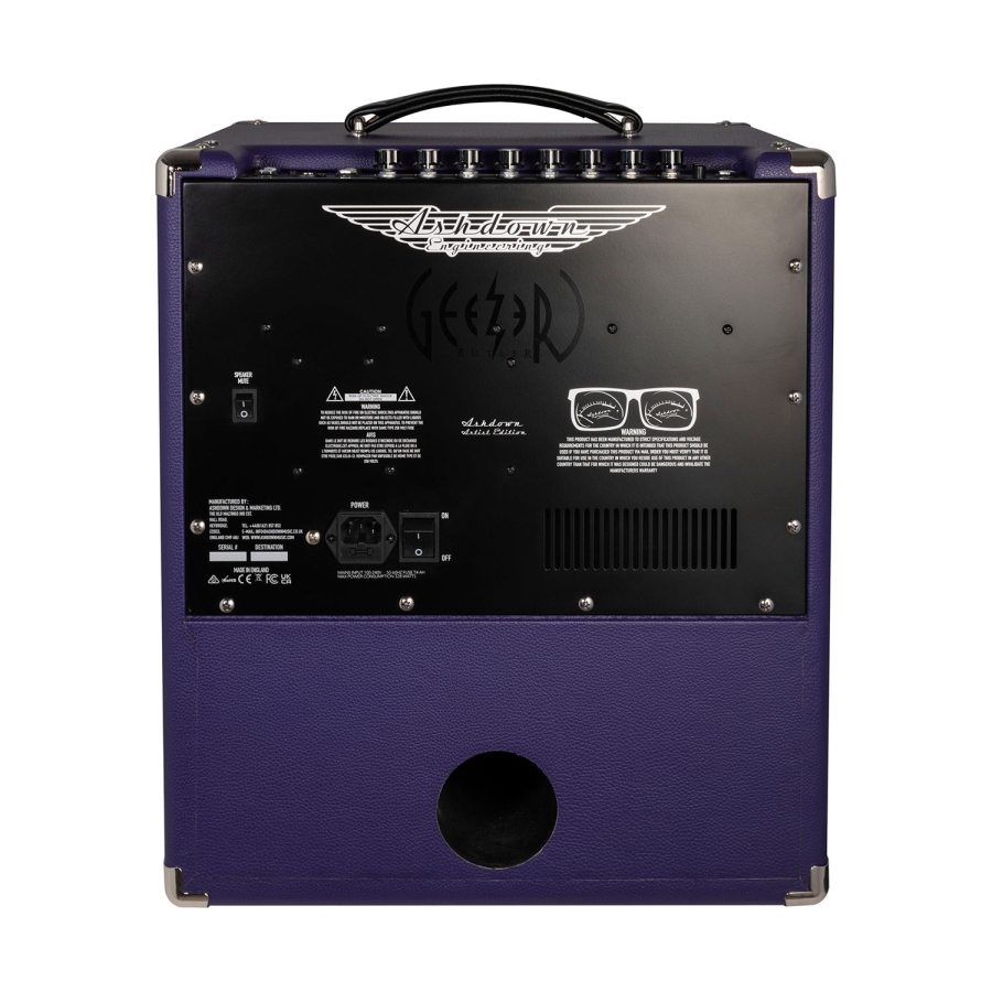 Ashdown UK Doom Signature Geezer Butler Purple 12