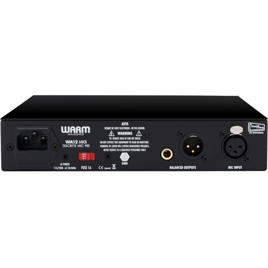 Warm Audio WA12 MKII Black Microfoon Voorversterker