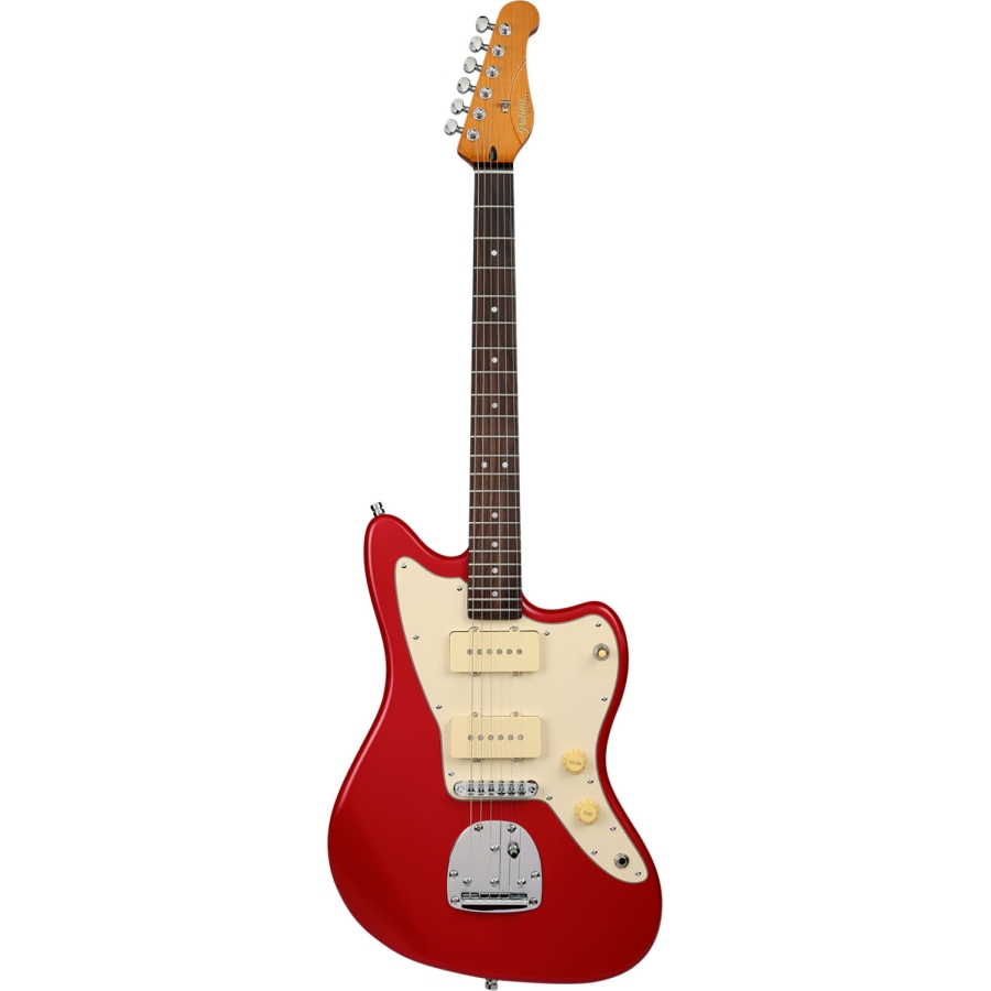 Patina Guitars PJ-3 CAR JM-style P90 Nitro Candy apple Red