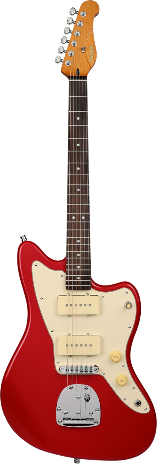 Patina Guitars PJ-3 CAR JM-style P90 Nitro Candy apple Red