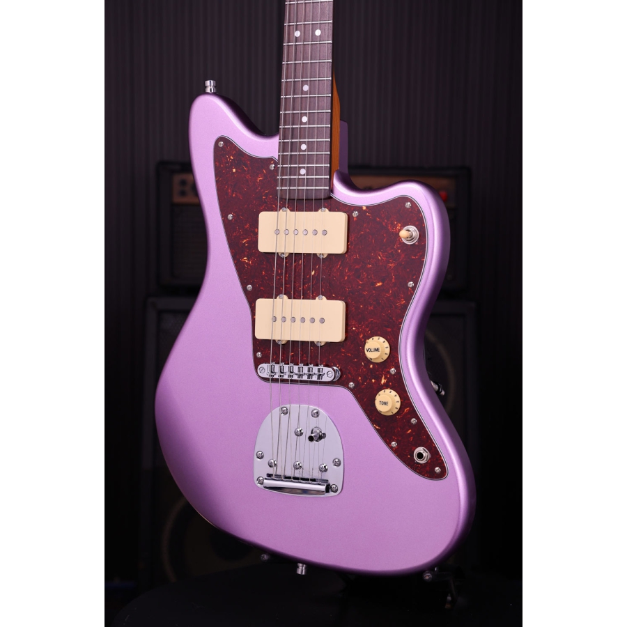 Patina Guitars PJ-3 PP JM-style P90 Nitro Purple