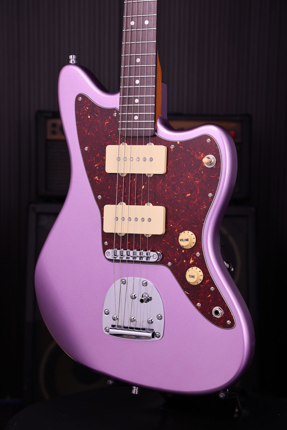 Patina Guitars PJ-3 PP JM-style P90 Nitro Purple