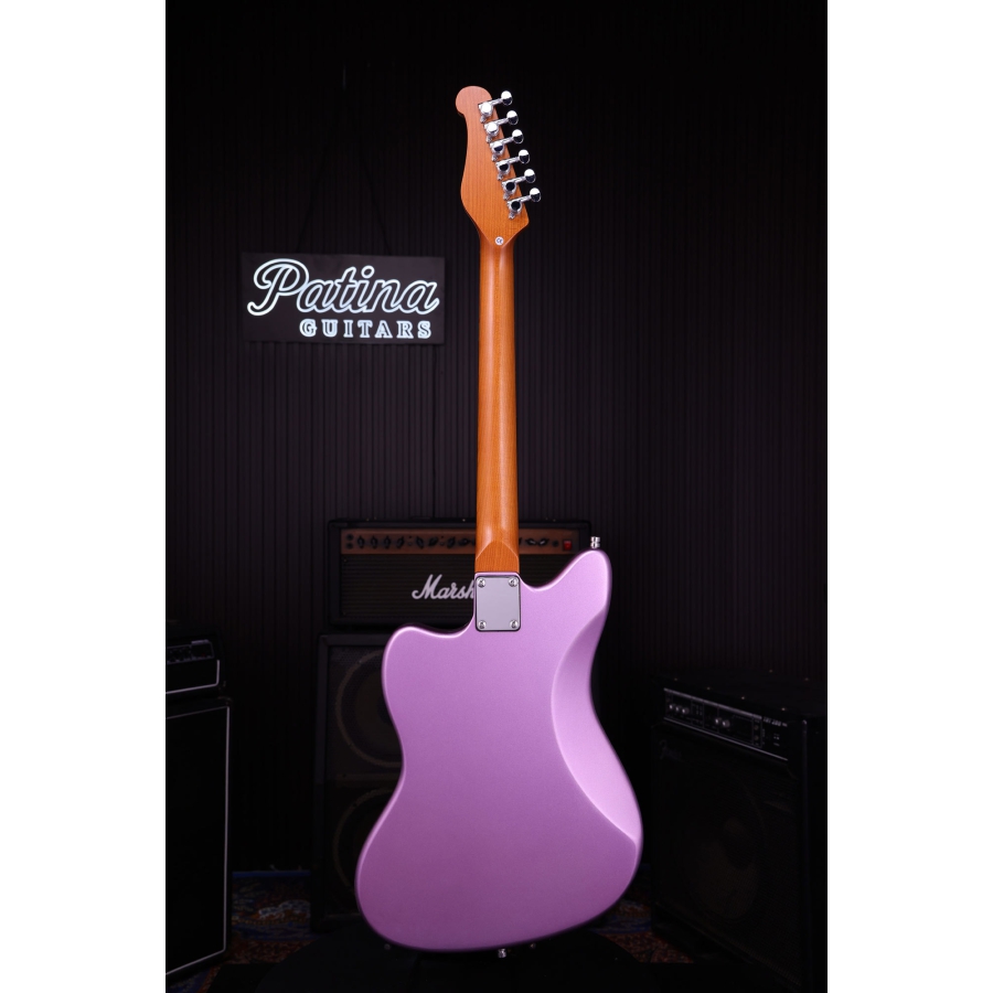 Patina Guitars PJ-3 PP JM-style P90 Nitro Purple