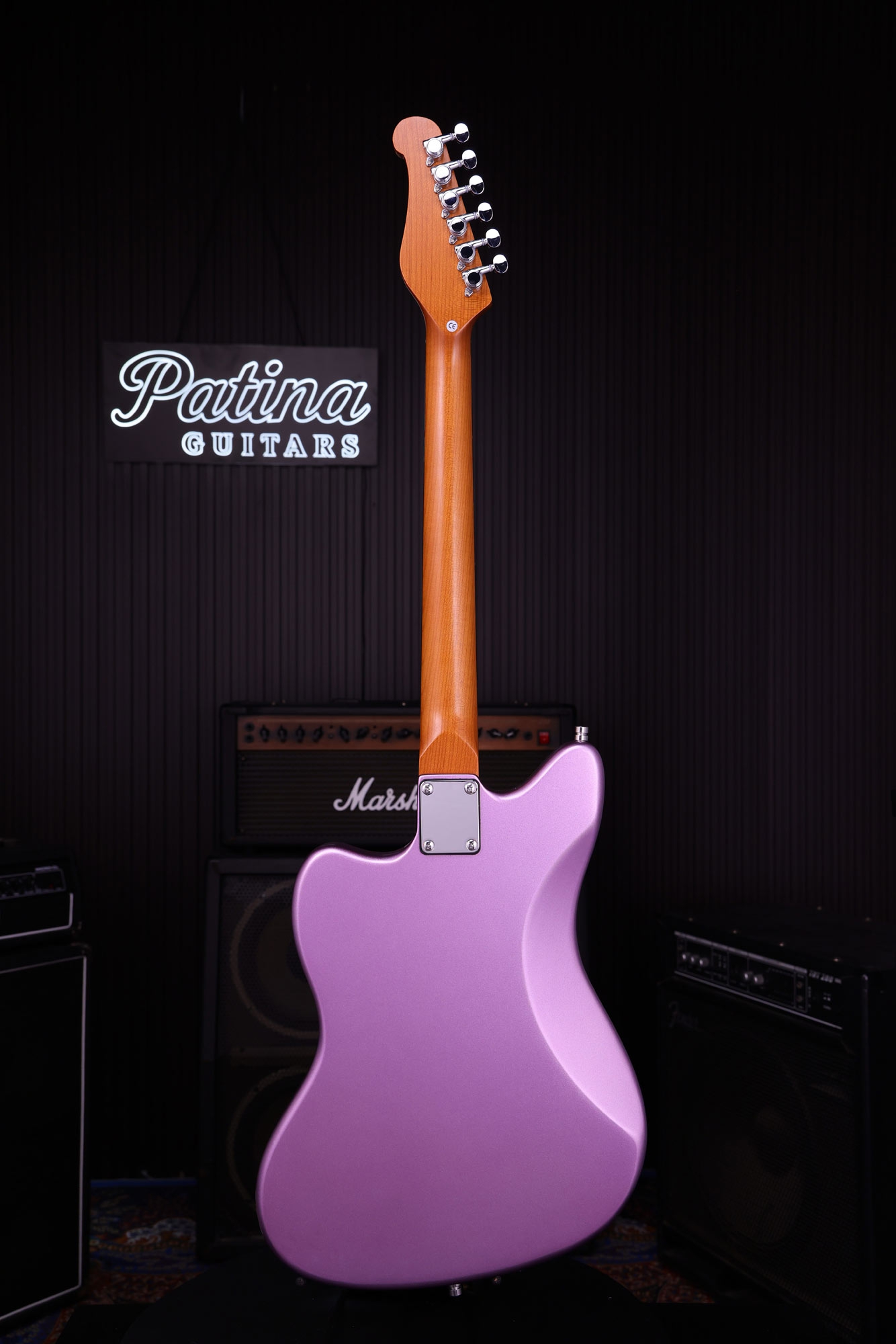 Patina Guitars PJ-3 PP JM-style P90 Nitro Purple