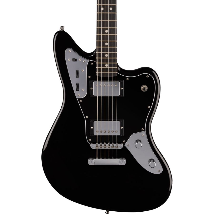 Fender LTD Player Fusion Jaguar Baritone Ebony Black