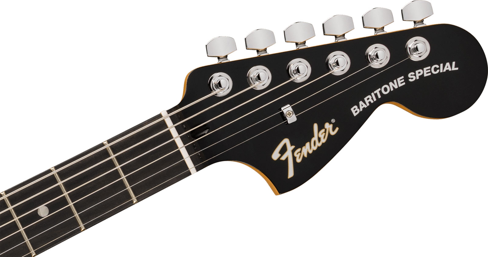 Fender LTD Player Fusion Jaguar Baritone Ebony Black