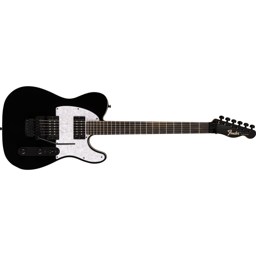 Fender LTD Player Fusion Telecaster HH Floyd Rose Ebony Black