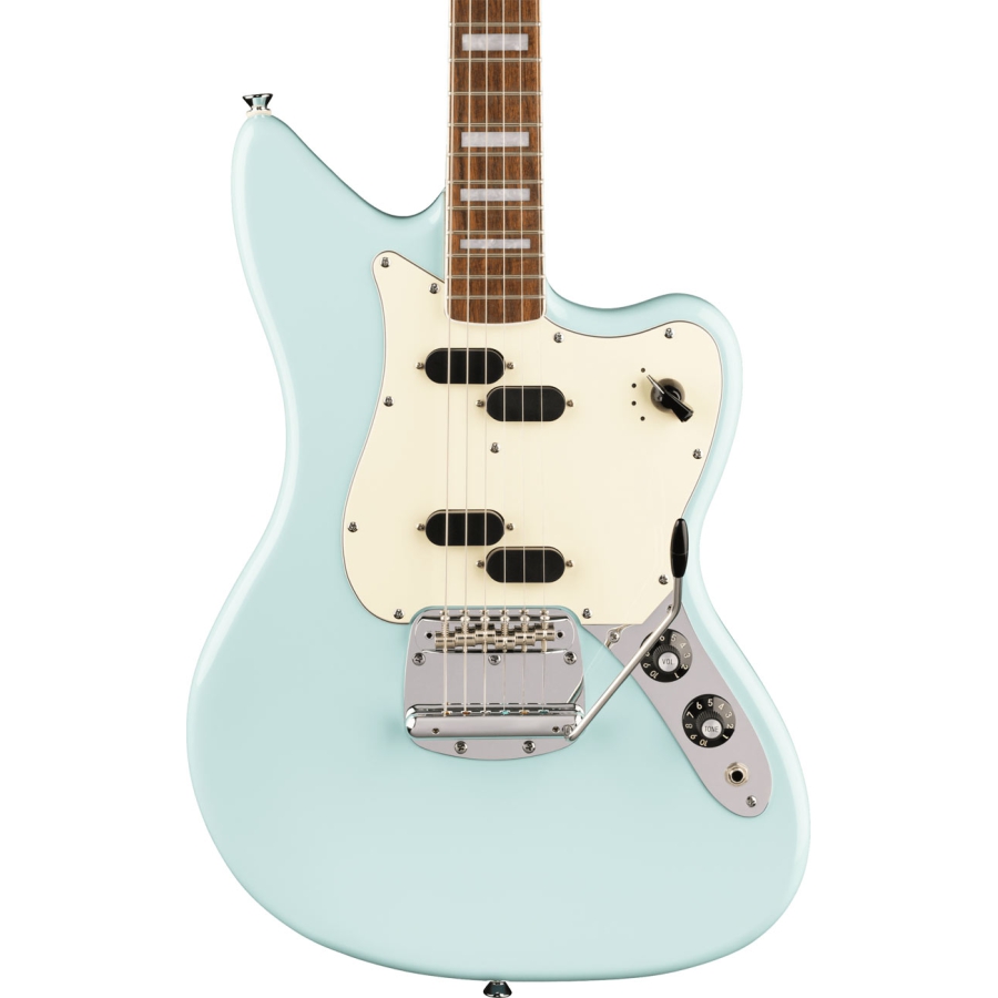 Squier Paranormal Electric VI LRL PPG MH Daphne Blue