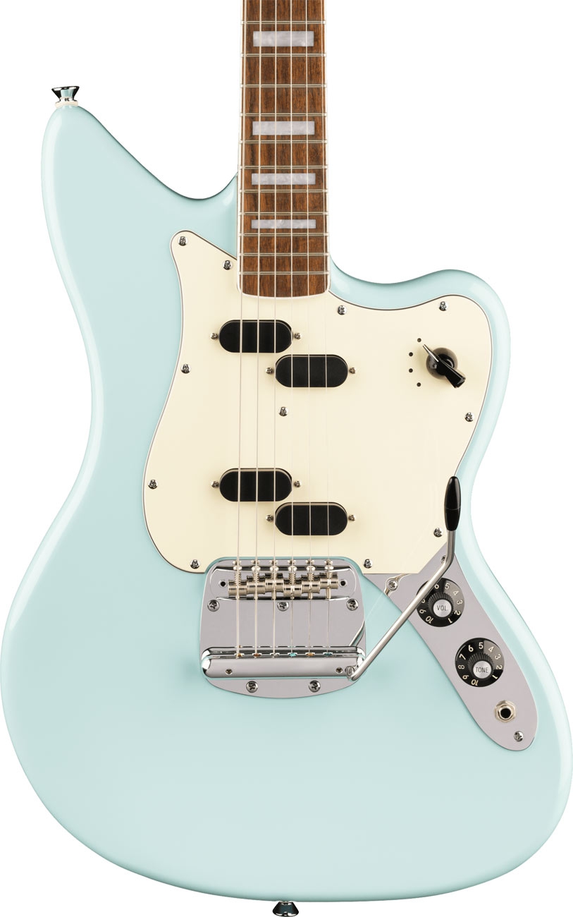 Squier Paranormal Electric VI LRL PPG MH Daphne Blue