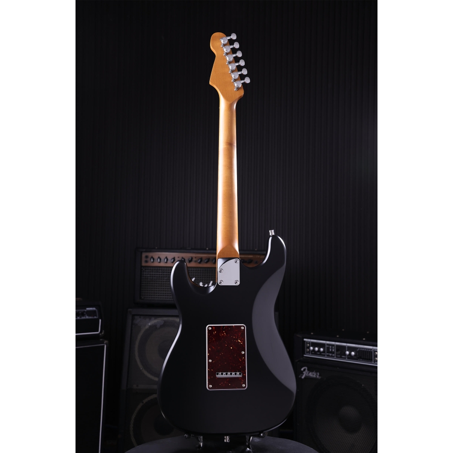 Patina Guitars PS-3 BK S-stijl Nitro Black