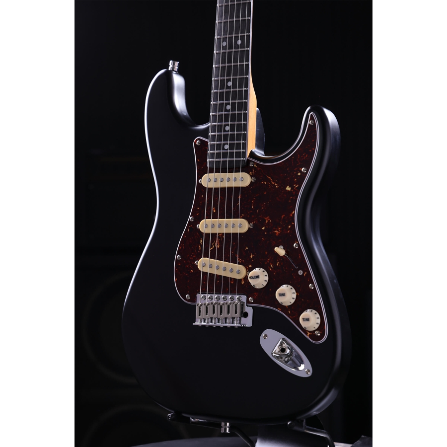 Patina Guitars PS-3 BK S-stijl Nitro Black