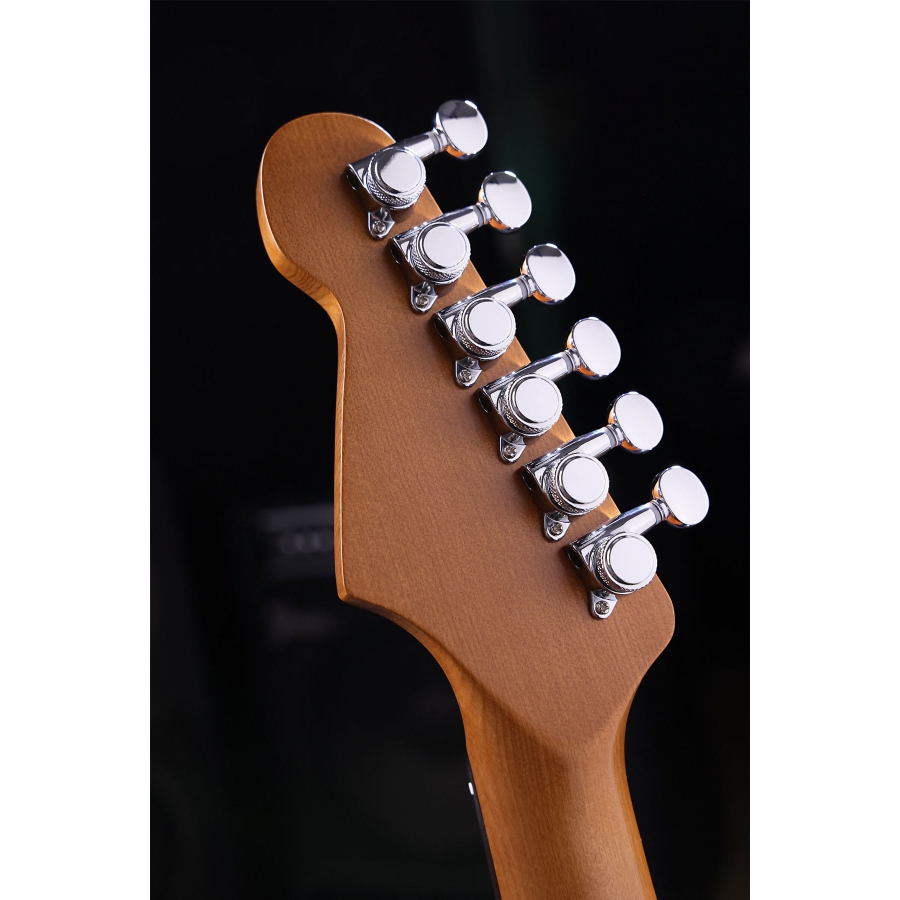 Patina Guitars PS-3 BK S-stijl Nitro Black