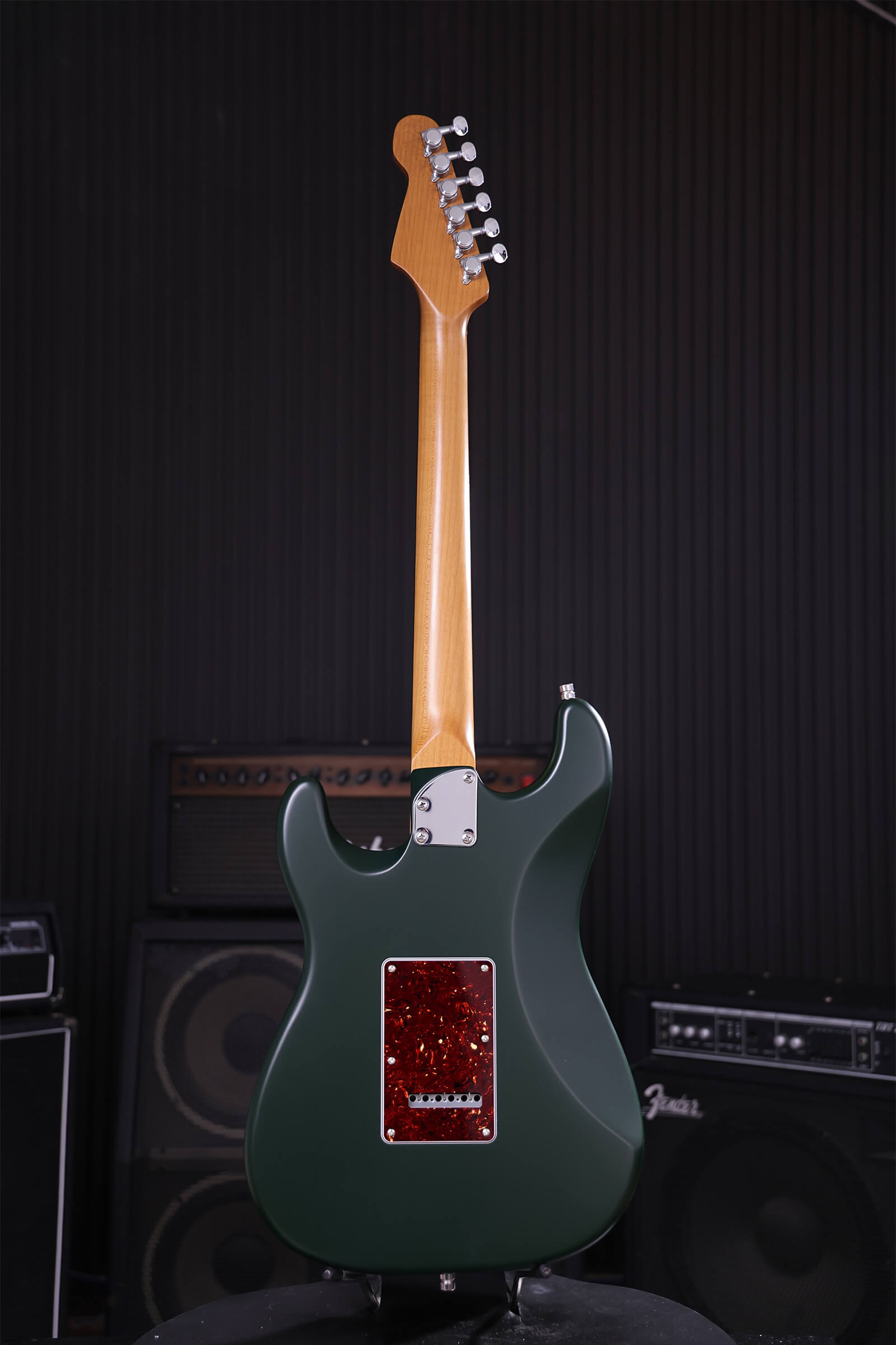 Patina Guitars PS-4 SGR S-stijl HSS Nitro Green