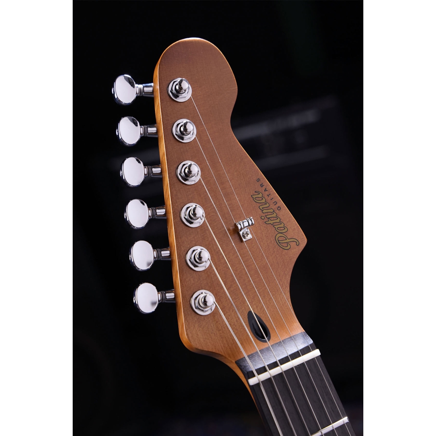 Patina Guitars PS-4 SGR S-stijl HSS Nitro Green