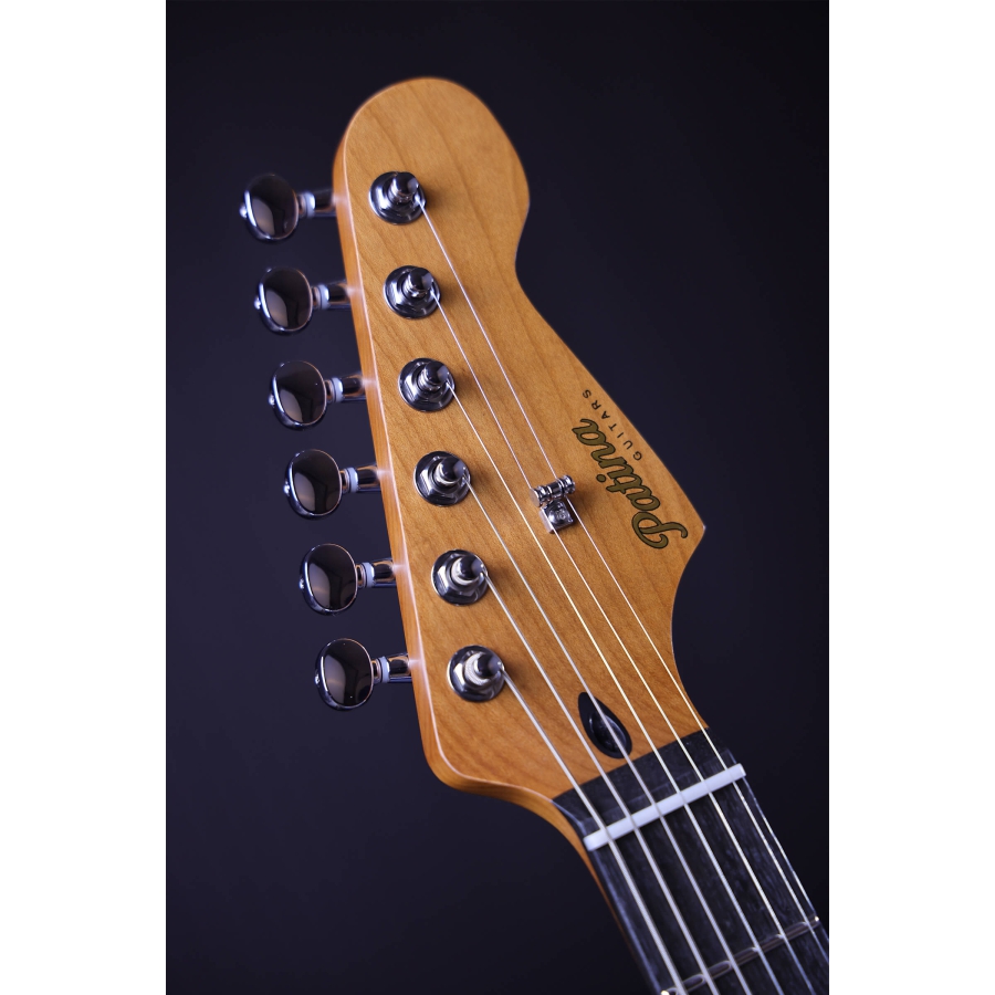 Patina Guitars PS-6 PP R S-stijl SSS Nitro Relic Purple