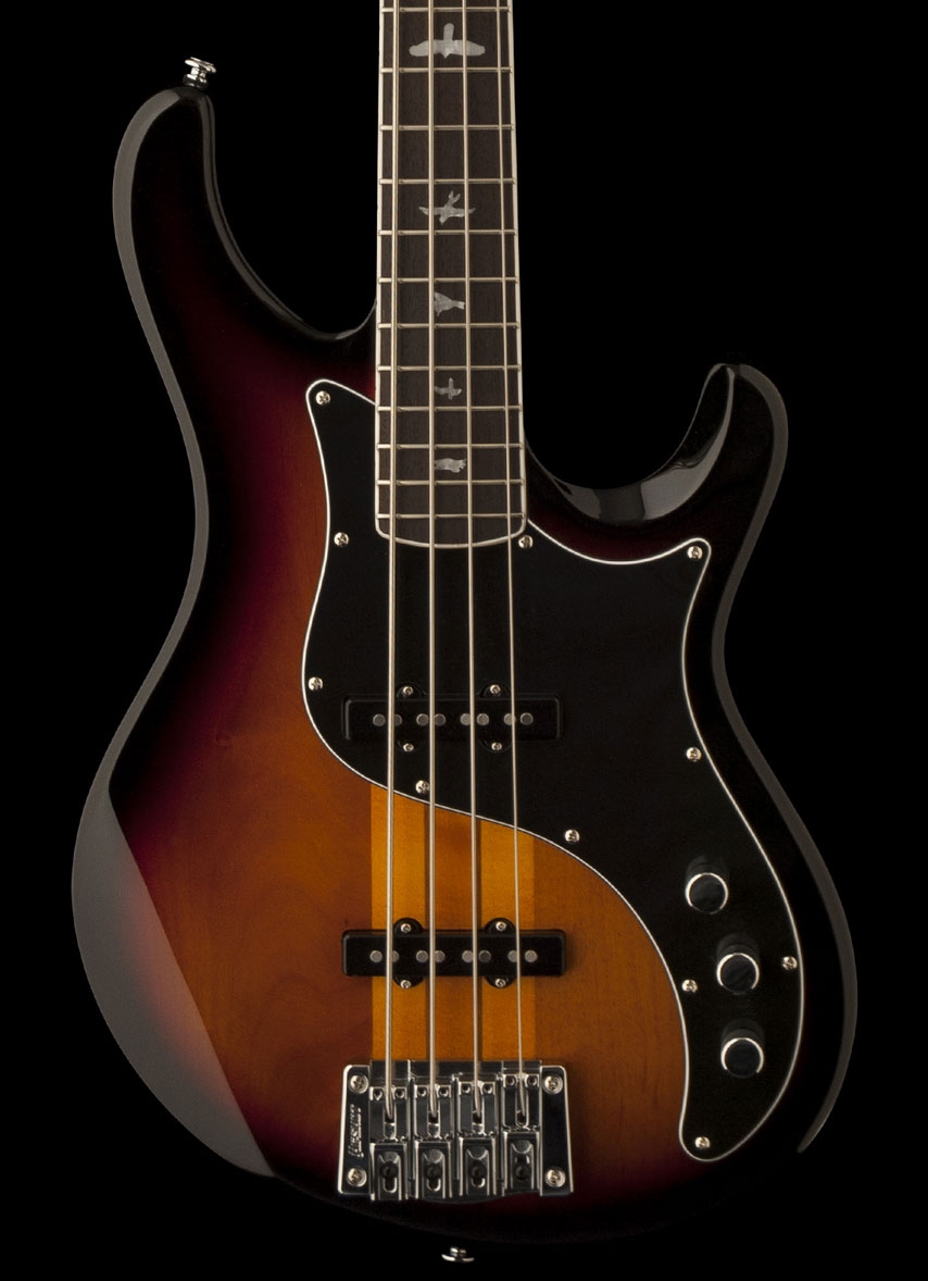 PRS SE KESTREL BASS Tri-Color Sunburst