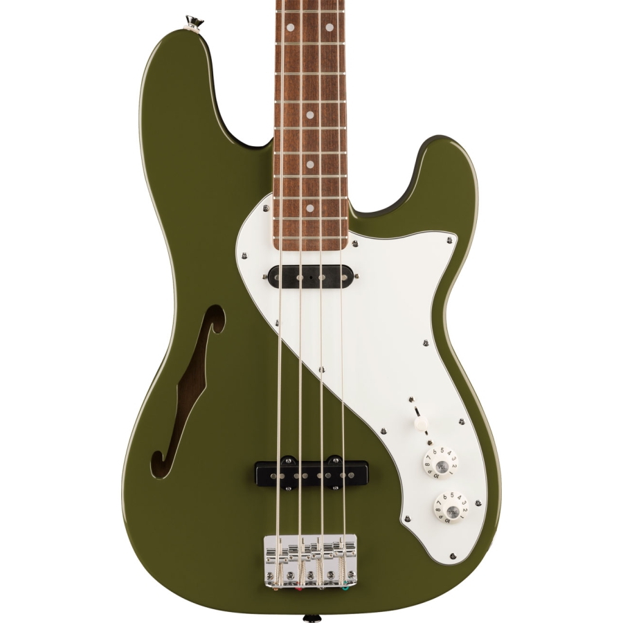 Squier Paranormal Precision Bass Thinline SJ LRL Olive