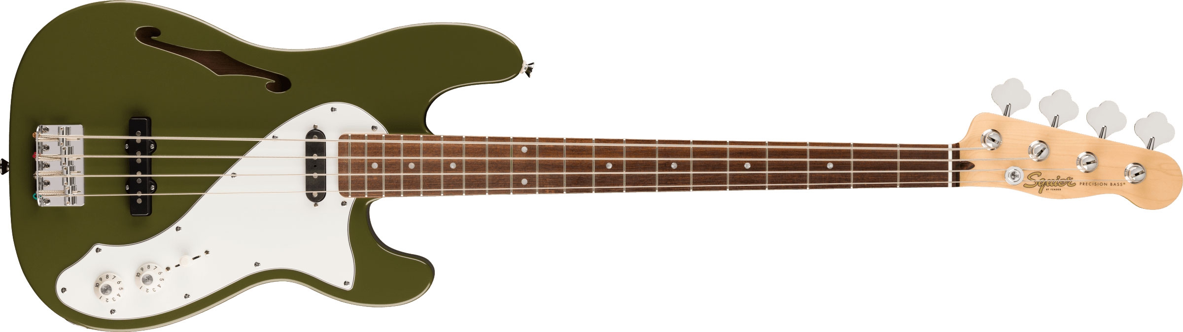 Squier Paranormal Precision Bass Thinline SJ LRL Olive