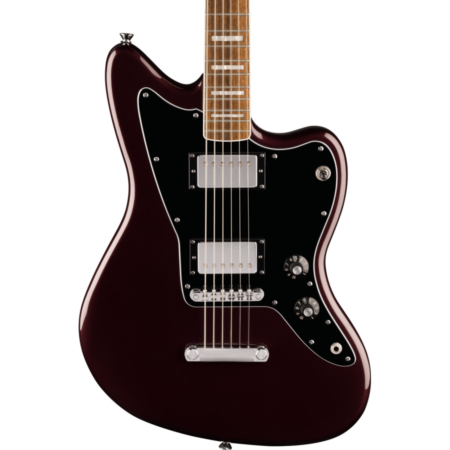 Squier Paranormal Baritone Jazzmaster HH LRL Oxblood