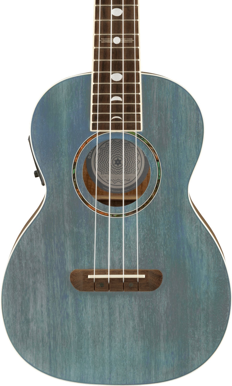 Fender Dhani Harrison Tenor ukulele Turquoise