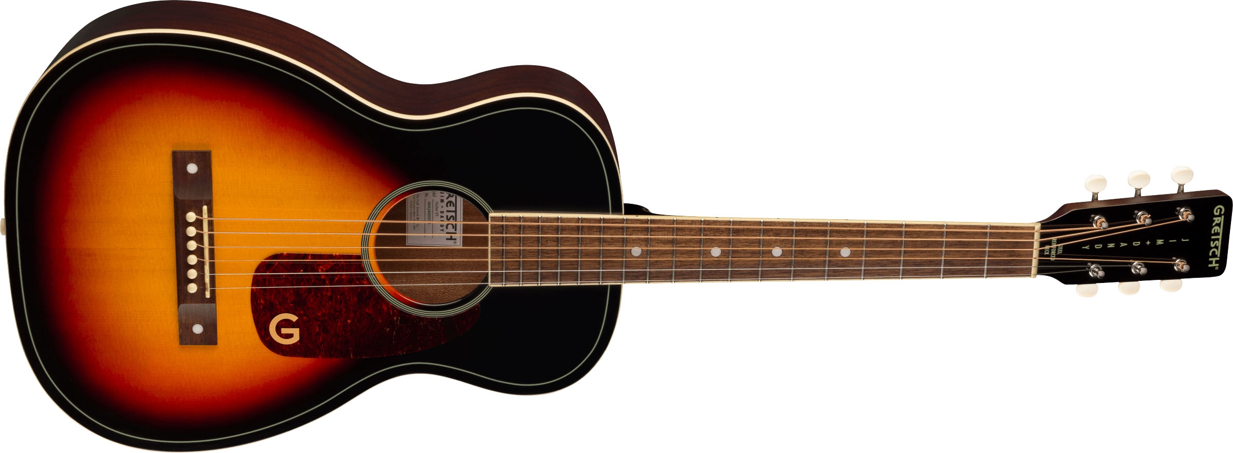 Gretsch Jim Dandy Parlor LTD Solid Top Heritage Burst
