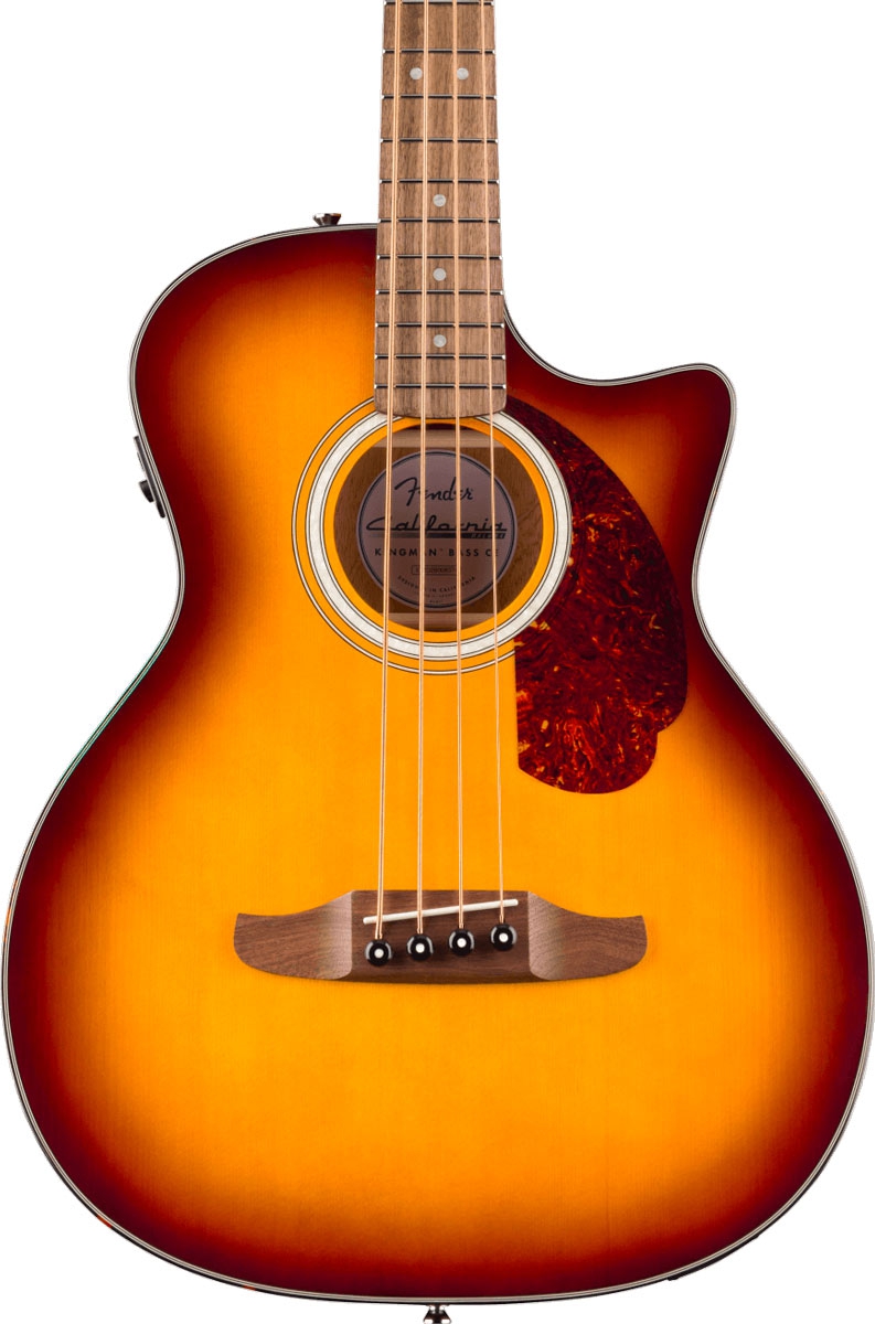 Fender California Deluxe Kingman Bass CE Honey Sunburst