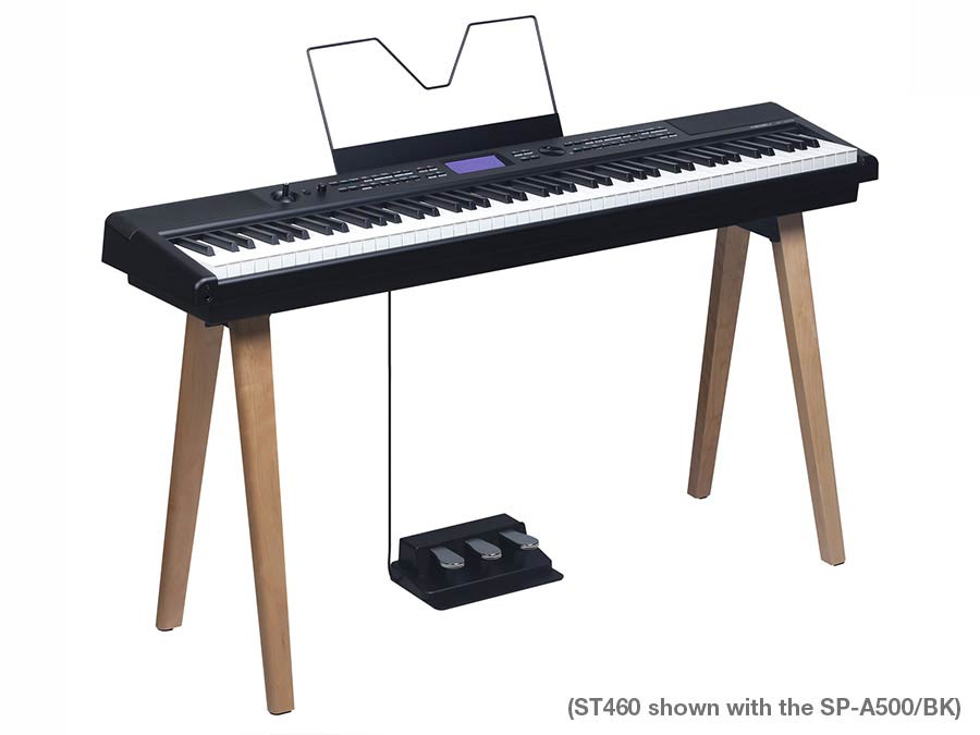 Medeli ST460 houten standaard natural maple