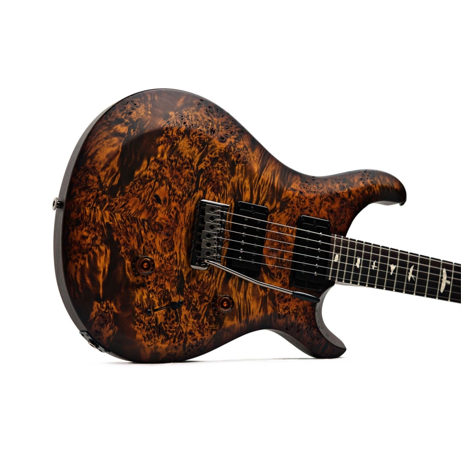 PRS S2 Custom 24 Black Gold Burst Poplar Burl