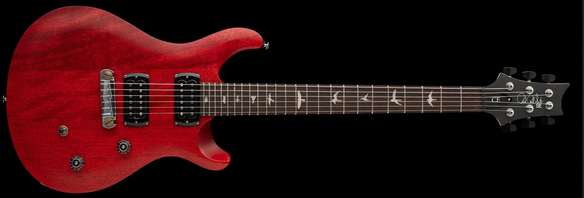 PRS SE CE24 Standard Stoptail Satin Vintage Cherry