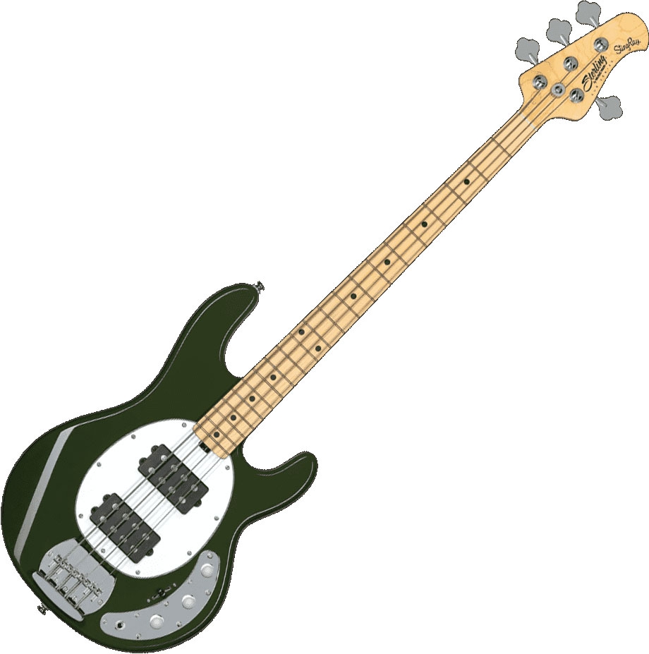 Sterling by Music Man Stingray 4 HH MN Olive
