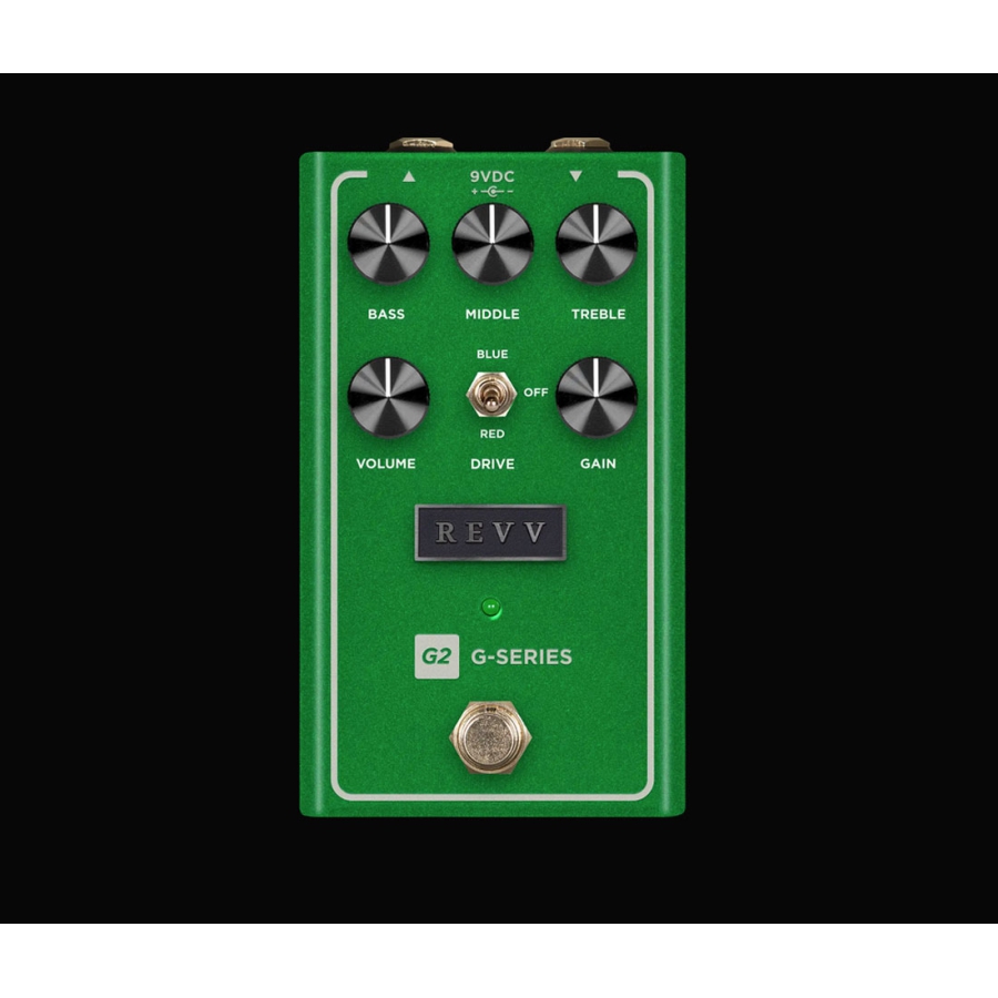 Revv Amplification G2 Preamp Overdrive Pedal Green