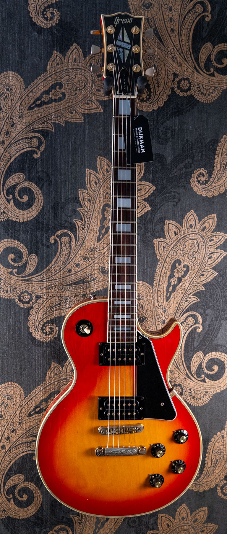 Greco Les Paul Custom Pancake 70s Vintage Sunburst