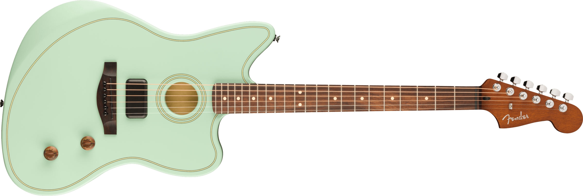 Fender LTD Acoustasonic Standard Jazzmaster Surf Green